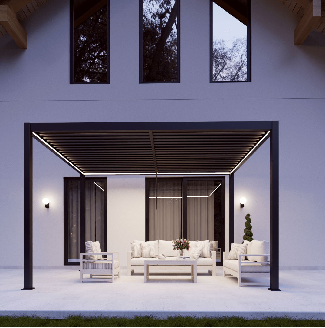 Cosmo Plus LED Gazebo - 4 X 3M - The Outlet Home