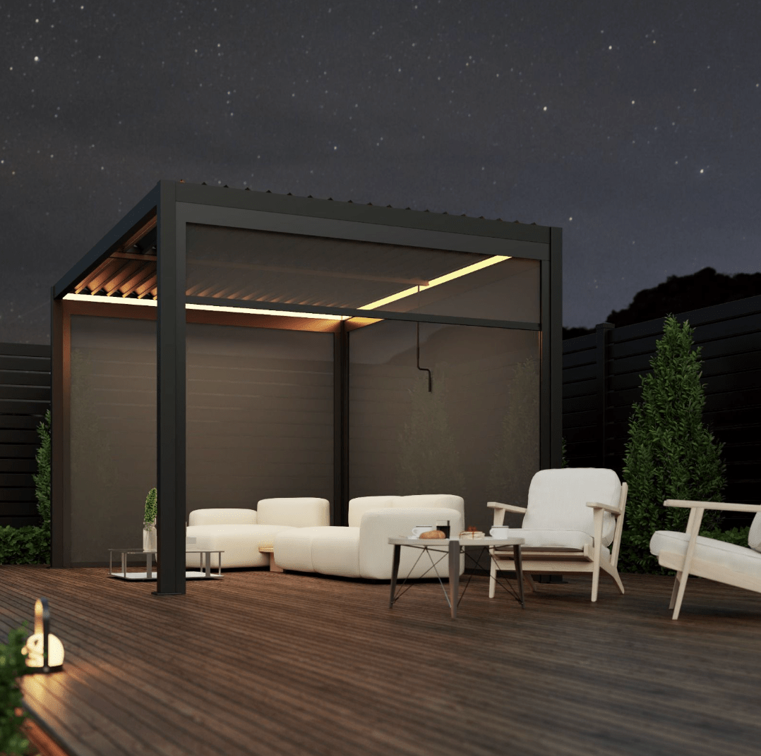 Cosmo Plus LED Gazebo - 4 X 3M - The Outlet Home