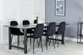 Count Black Rectangular Dining Table - The Outlet Home