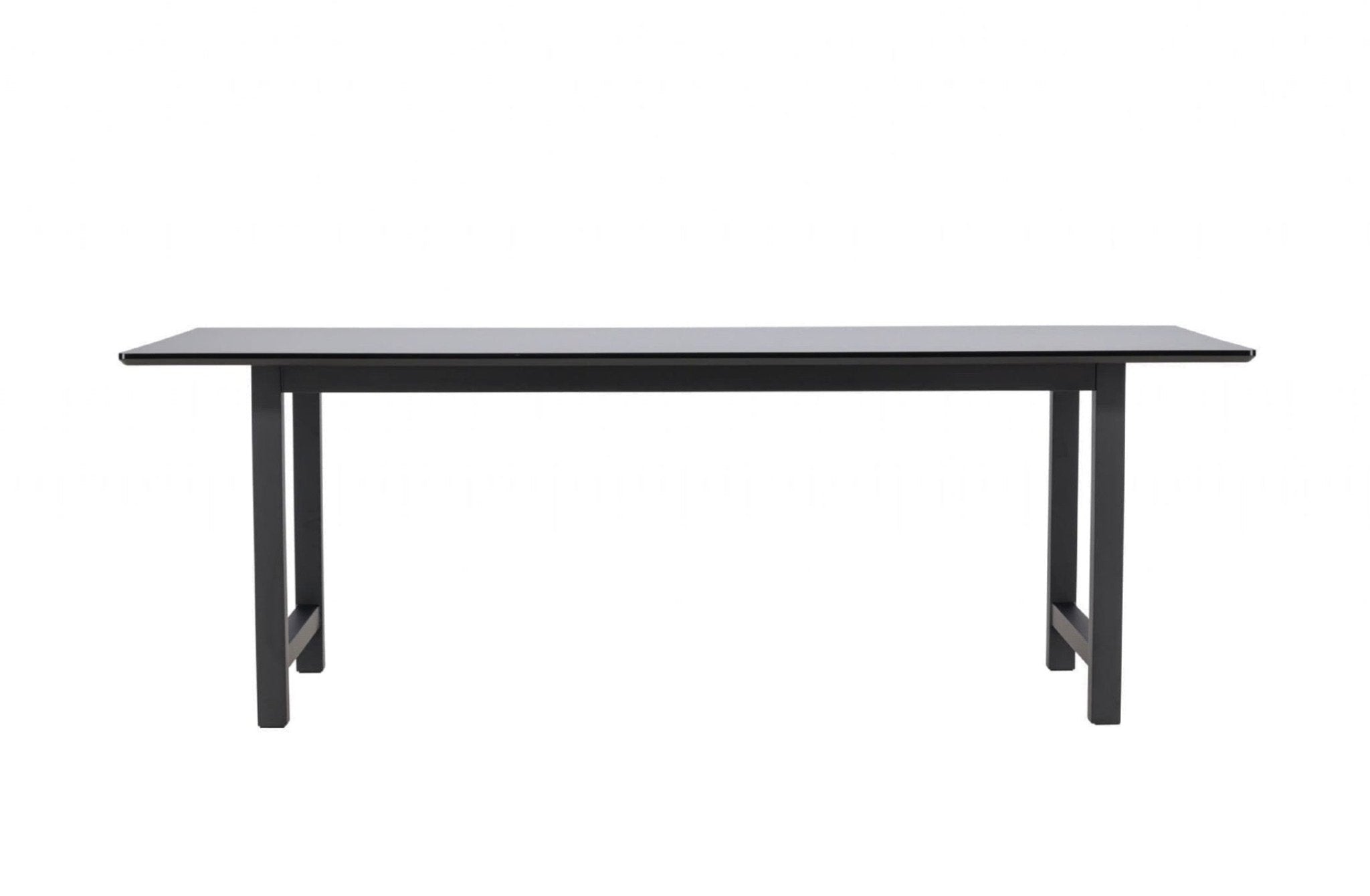 Count Black Rectangular Dining Table - The Outlet Home
