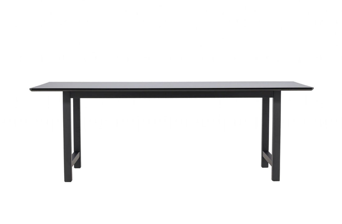Count Black Rectangular Dining Table - The Outlet Home
