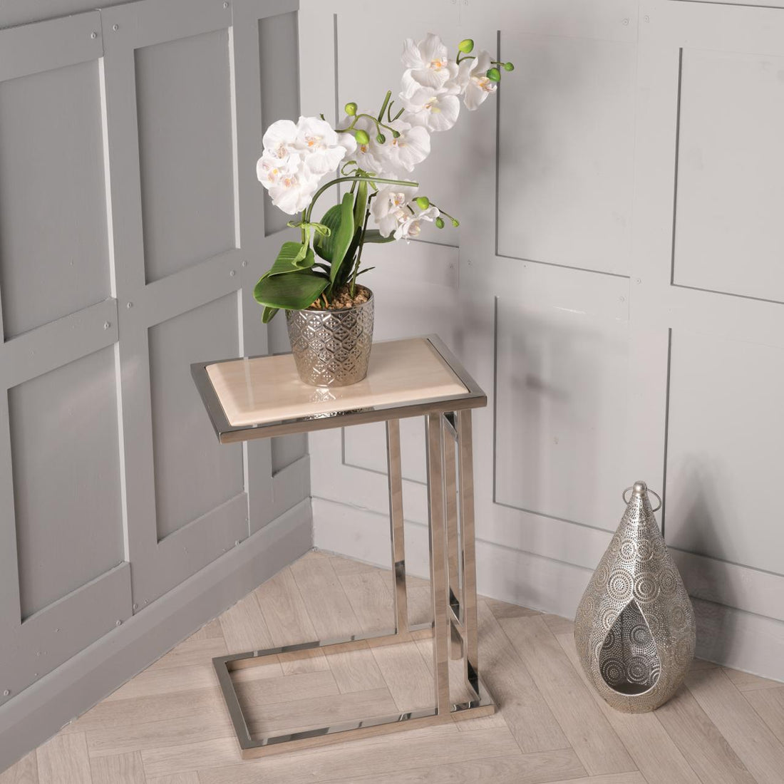 Cream Sofa Table - The Outlet Home