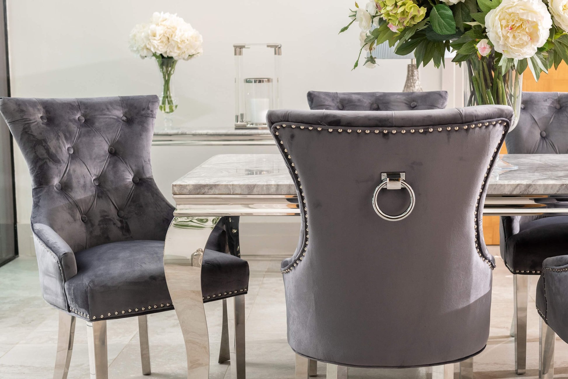 Darcy Chair Grey - The Outlet Home