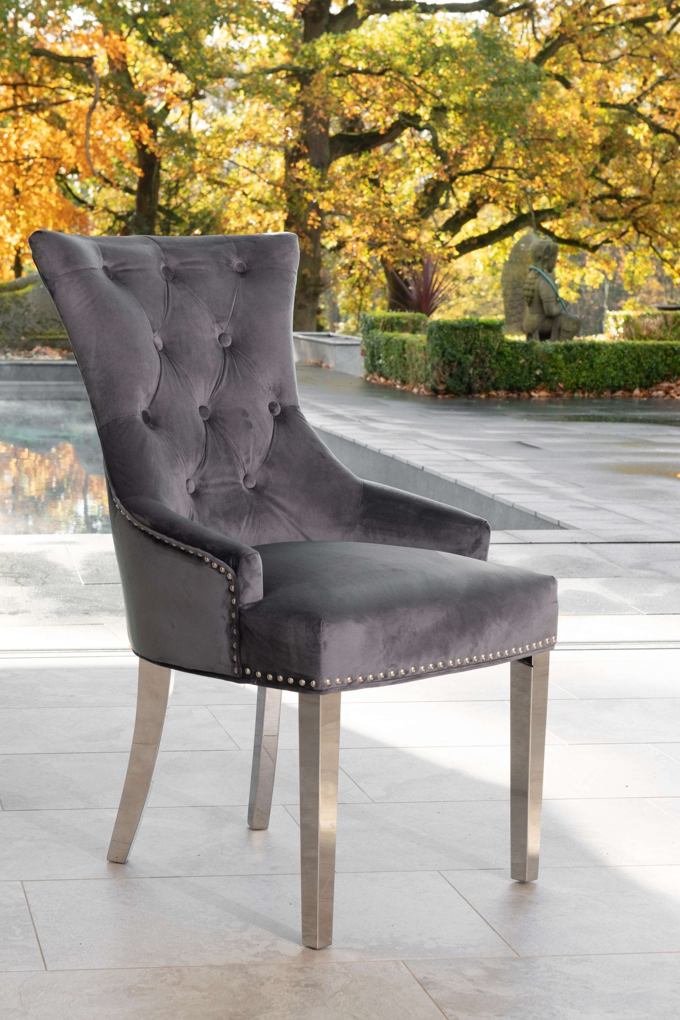 Darcy Chair Grey - The Outlet Home