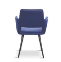 Deep Blue Velvet Harrod Chair x 2 - The Outlet Home