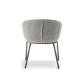 DUKE Bouclé White Dining Chair - The Outlet Home