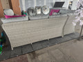 Ex Display Antigua Corner Sofa Set with Rising Fire Pit Table with Chair - The Outlet Home