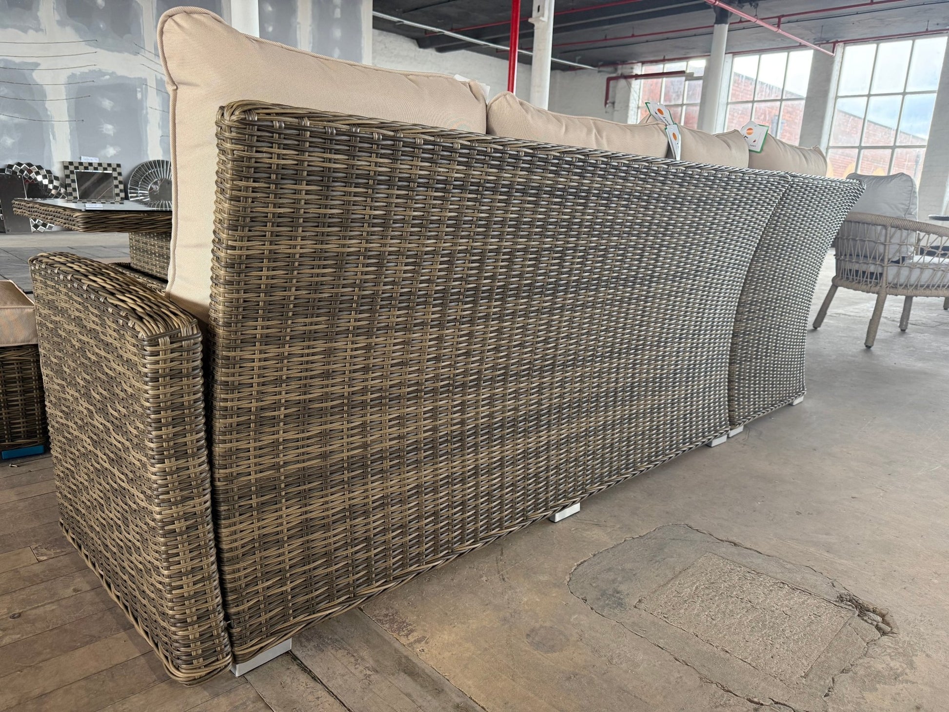 Ex Display Monte Carlo Corner Sofa Set with Rise & Fall Dining Table - The Outlet Home