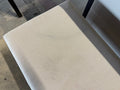 Ex Display Porto Aluminium Corner Sofa with Ceramic Fire Pit Dining Table in Beige - The Outlet Home