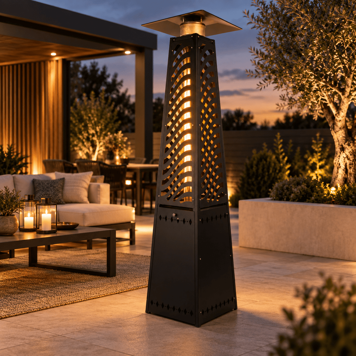 Fleur Luxury Patio Heater 13KW - Includes Free Weather Cover - The Outlet Home
