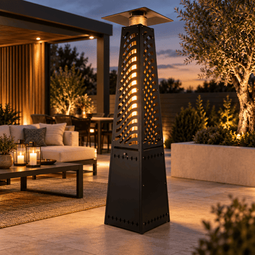 Fleur Luxury Patio Heater 13KW - Includes Free Weather Cover - The Outlet Home