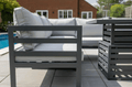 Galveston Modular Corner Sofa Set with Rise and Fall Firepit Table and Armchair - The Outlet Home