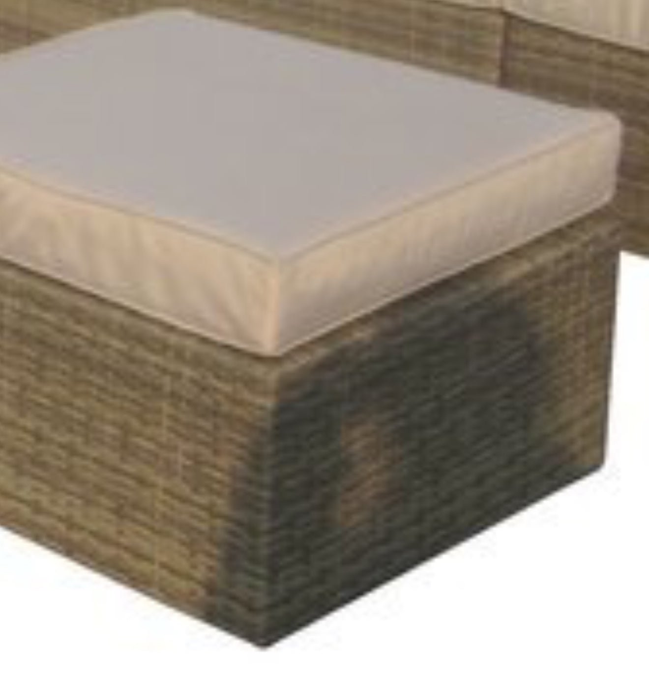 Hampton Rattan Corner Sofa Casual Dining Set Grey, Mixed Brown or Natural - The Outlet Home
