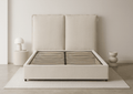 Harly Luxury Bed Beige - The Outlet Home