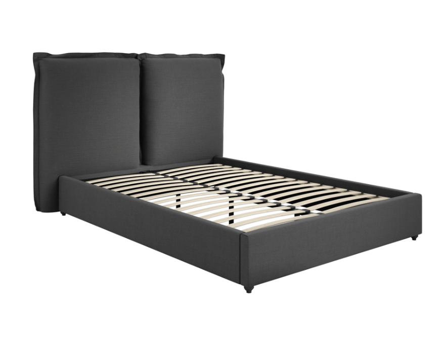 Harly Luxury Bed Grey - The Outlet Home