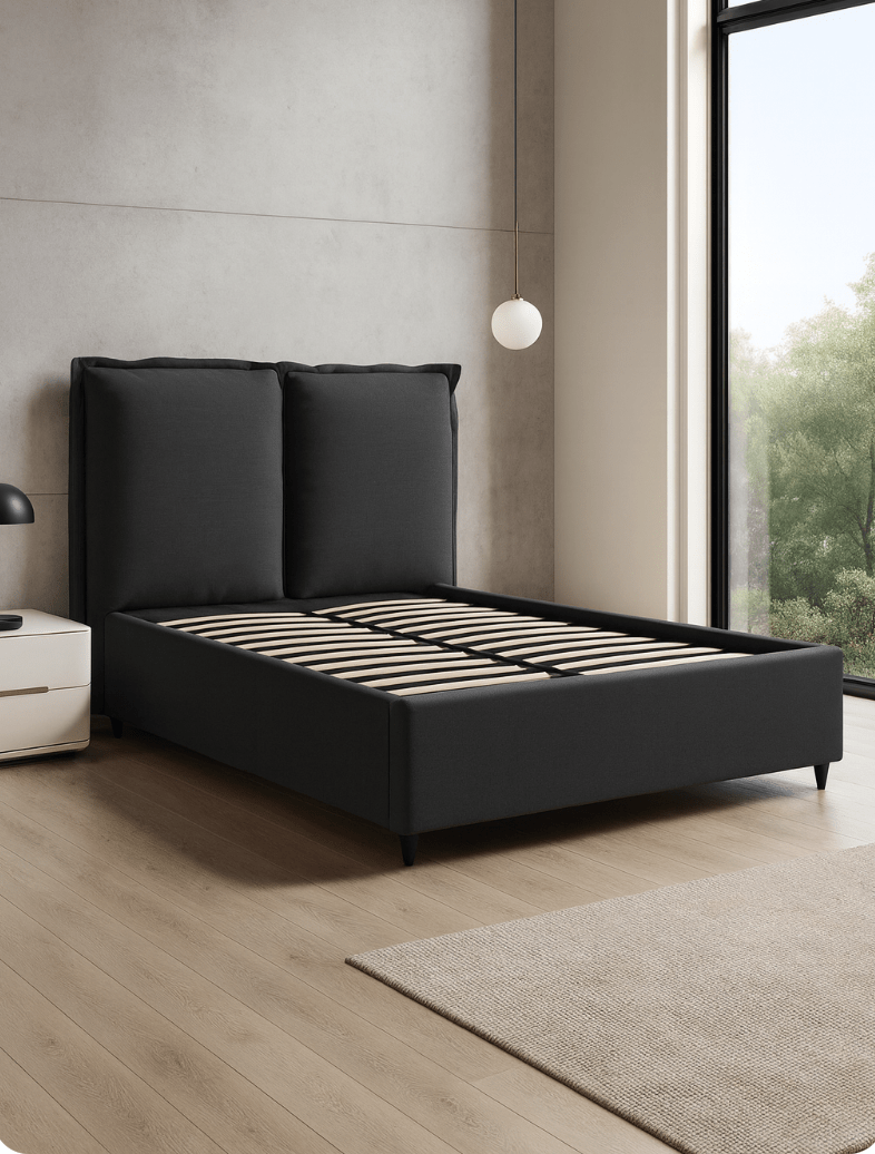 Harly Luxury Bed Grey - The Outlet Home