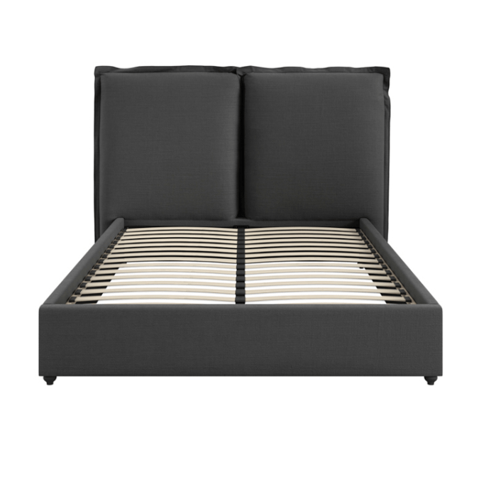 Harly Luxury Bed Grey - The Outlet Home