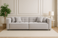 Harper Sofa Range in Putty Boucle Fabric - The Outlet Home