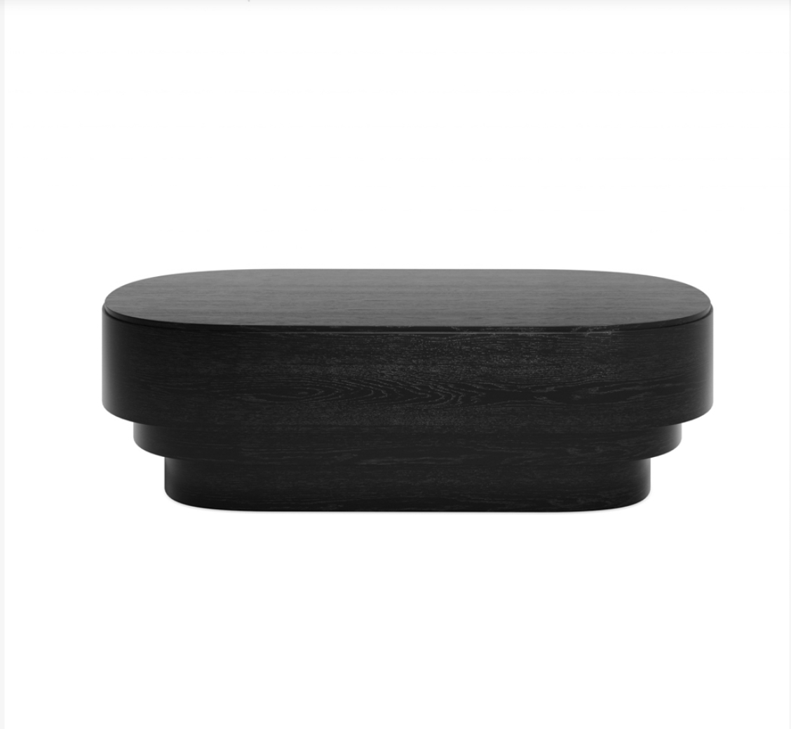 he Revla Black Coffee Table - The Outlet Home