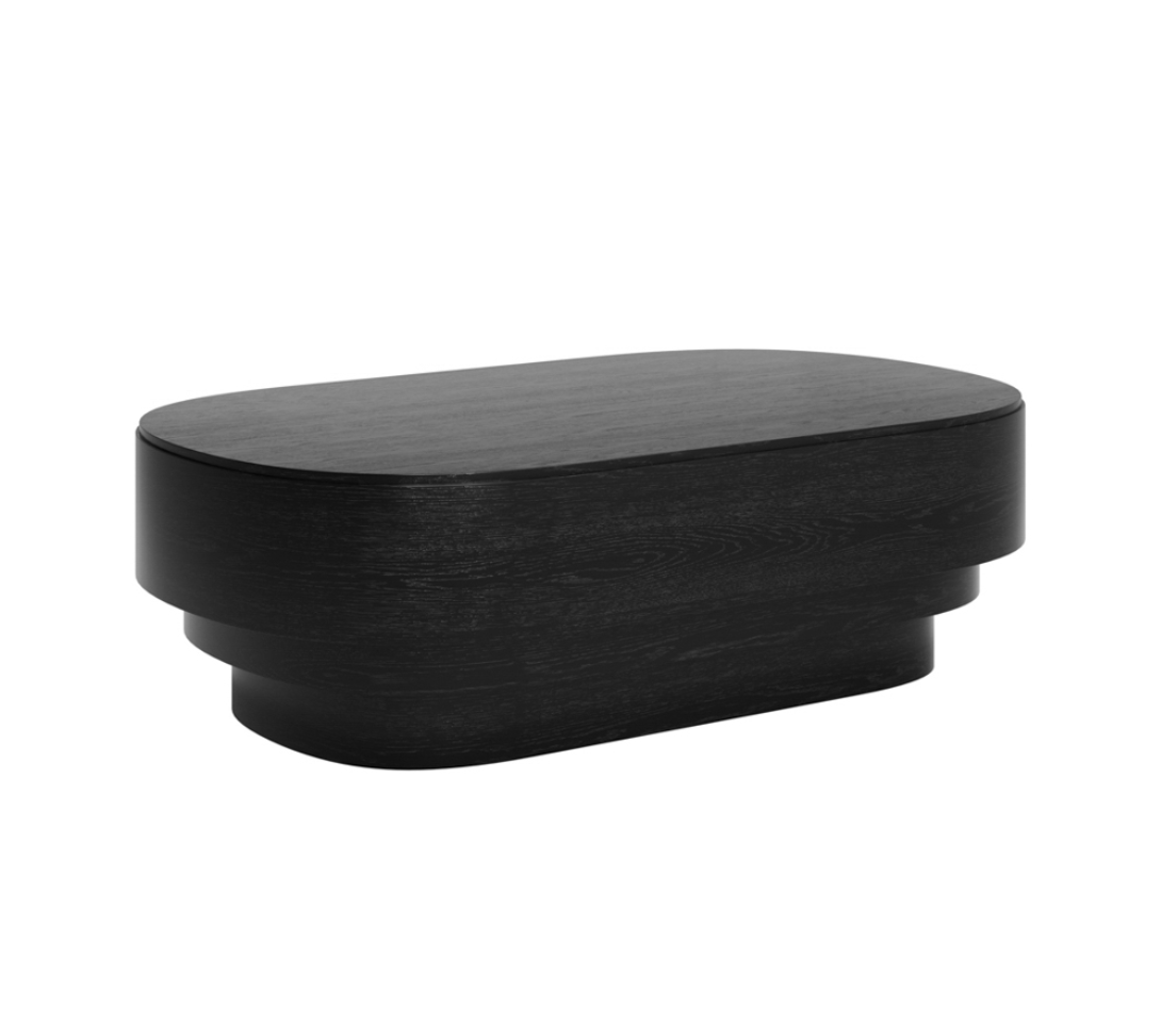 he Revla Black Coffee Table - The Outlet Home