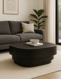 he Revla Black Coffee Table - The Outlet Home
