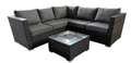 Ibiza Corner Sofa Set with Ice Bucket Coffee Table - The Outlet Home