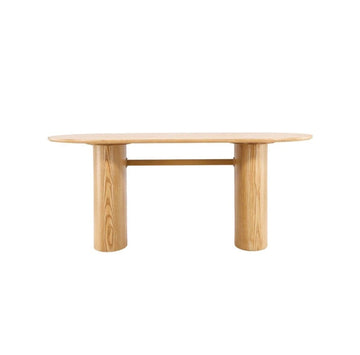 Isolde Oval Dining Table 180x75cm - The Outlet Home