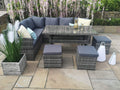 London Corner Sofa Casual Dining Set - The Outlet Home