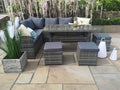 London Corner Sofa Casual Dining Set - The Outlet Home