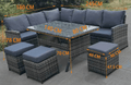London Corner Sofa Dining Set - The Outlet Home