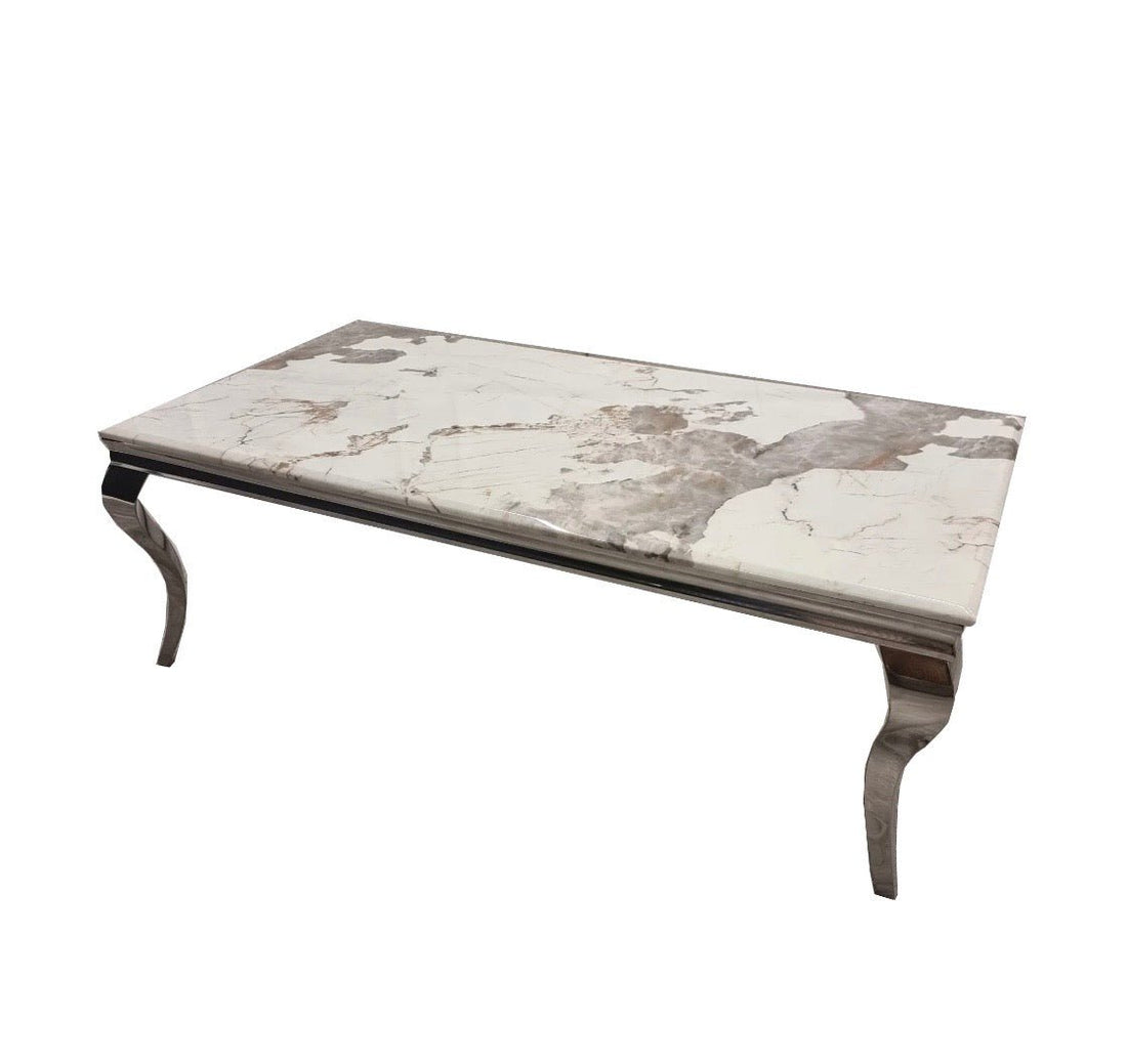 Louis Chrome Coffee Table - The Outlet Home