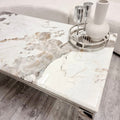 Louis Chrome Coffee Table - The Outlet Home