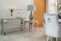 Louis Dining Table with 4, 6 or 8 Silver Cheshire Chairs - The Outlet Home