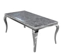 Louis Dining Table with 4,6 or 8 Emma Chairs Black - The Outlet Home
