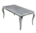 Louis Dining Table with 4,6 or 8 Emma Chairs Black - The Outlet Home