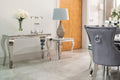 Louis Dining Table with 4,6 or 8 Grey Megan Chairs - The Outlet Home