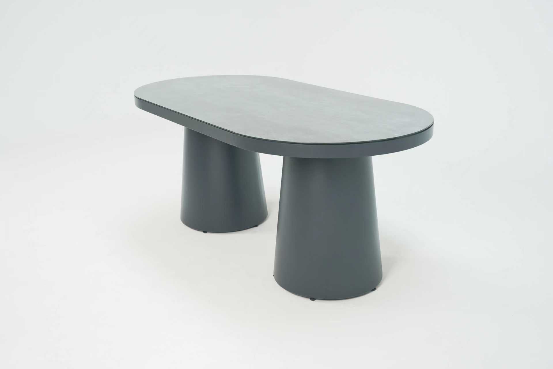 Lunar 6 Seat Dining Set - The Outlet Home