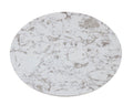 Luxury Round Dining Table Gold & Black Leg - 100cm - The Outlet Home