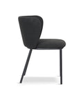 Mandy Bouclé Dining Chair Deep Grey x 2 - The Outlet Home