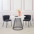 Mandy Bouclé Dining Chair Deep Grey x 2 - The Outlet Home