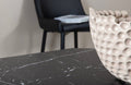 Marbs Black Round Dining Table - The Outlet Home