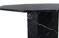 Marbs Black Round Dining Table - The Outlet Home