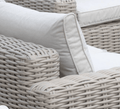 Marseille Grande Luxury Sofa Set – Light Natural Bamboo Weave | Premium Aluminium Garden Furniture - Pre-order due end of July - The Outlet Home