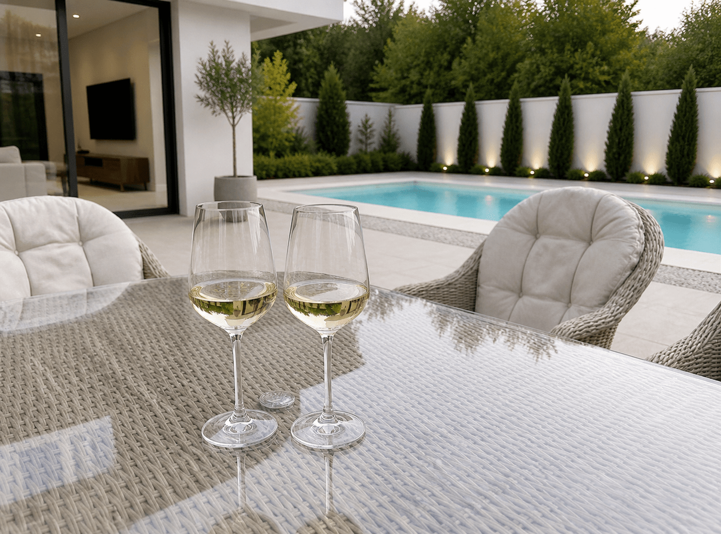 Marseille Luxury 6 Seat Dining Set Natural Grey - Pre - order due 14th June - The Outlet Home