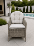 Marseille Luxury 6 Seat Dining Set Natural Grey - Pre - order due 14th June - The Outlet Home
