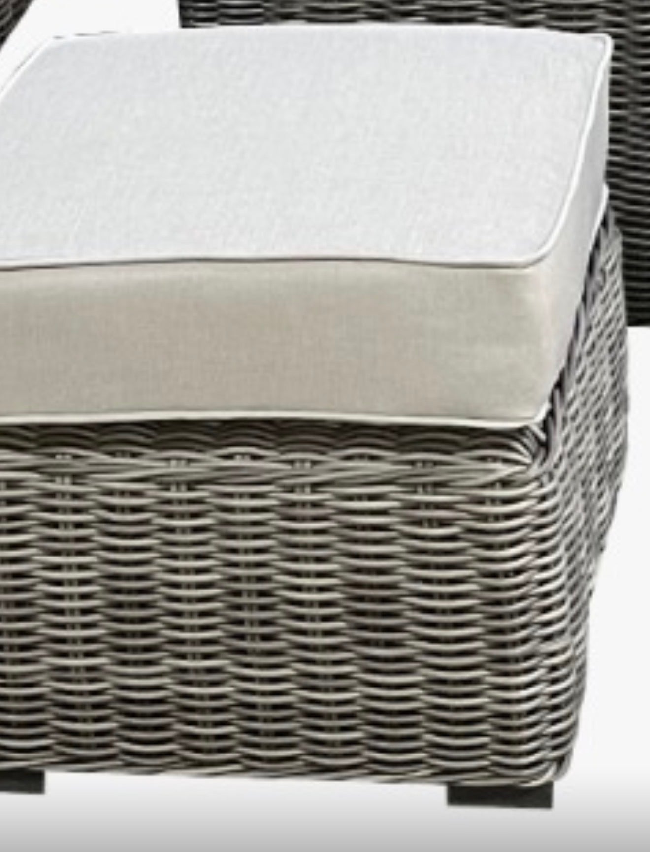 Marseille Luxury Modular Corner Sofa with Rise and Fall Dining Table in Natural Grey - Pre - order end of April - Order by 12th March for Free Parasol & Weather Cover - The Outlet Home