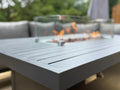 Miami Aluminium Corner Sofa Set with Fire Pit Table - The Outlet Home