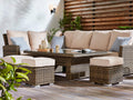Montecarlo Corner Sofa Set with Rise & Fall Dining Table Pre Order Delivery End of July - The Outlet Home