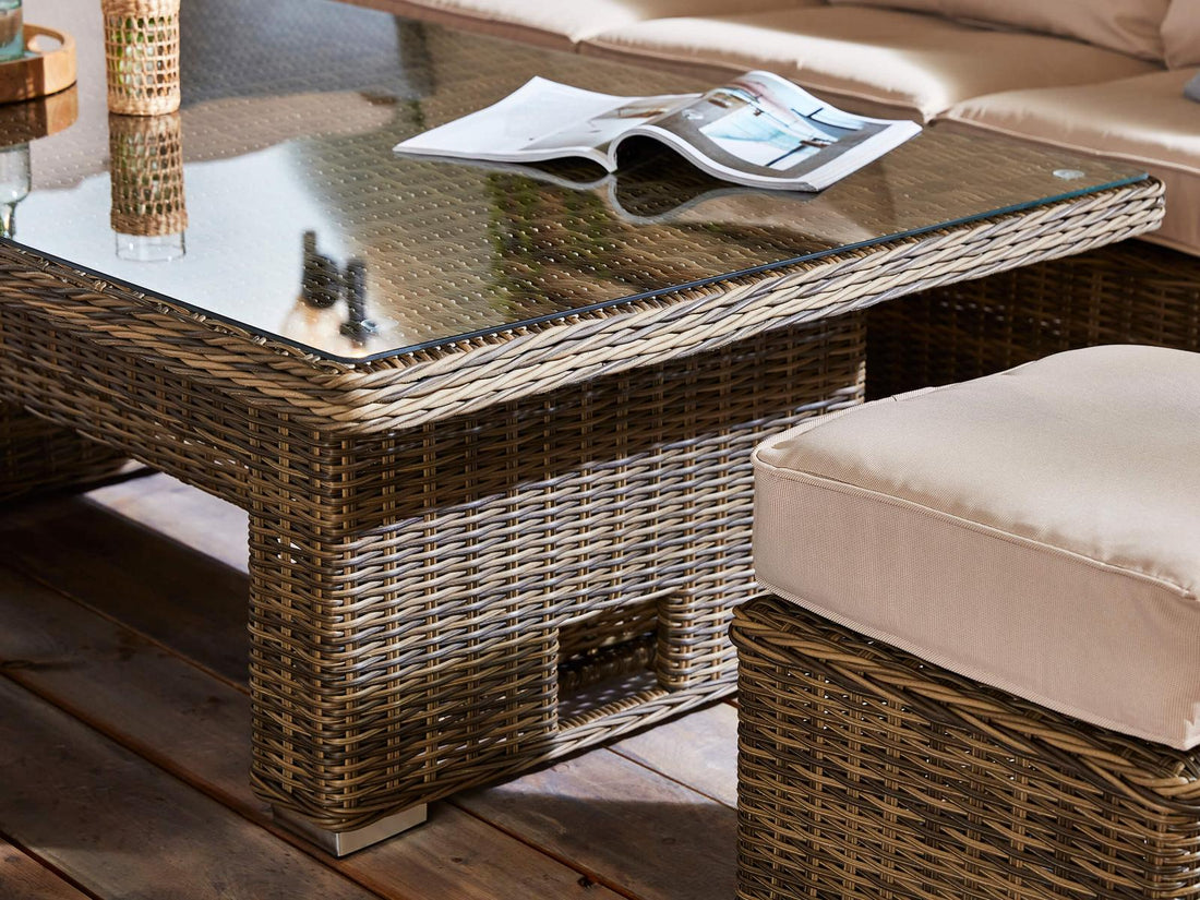 Montecarlo Corner Sofa Set with Rise & Fall Dining Table Pre Order Delivery End of July - The Outlet Home