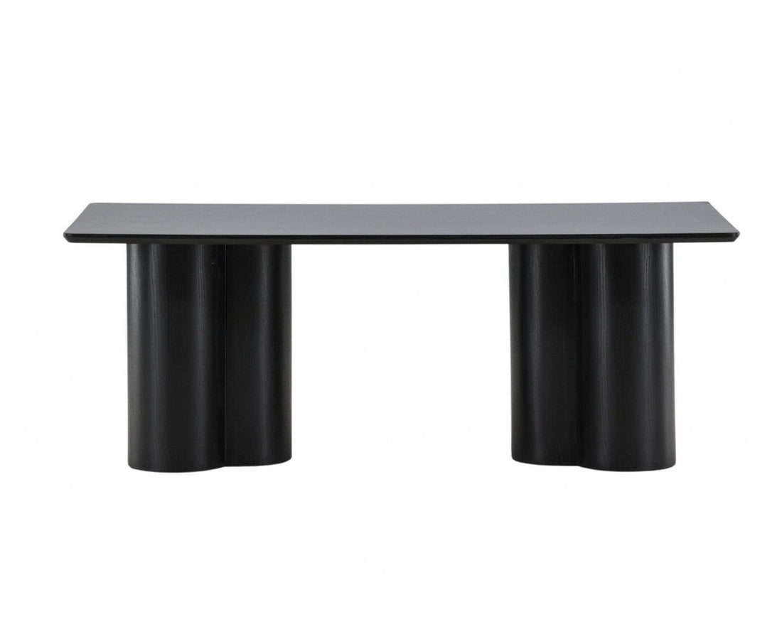 Olivia Rectangular Sofa Table Black - The Outlet Home